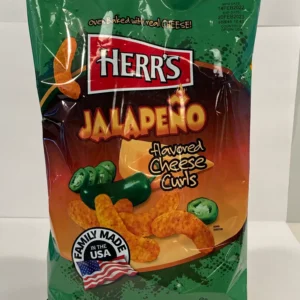 Herr's Jalapeno cheese curls (grote zak)