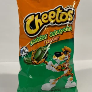 Cheetos Cheddar Jalapeno crunchy