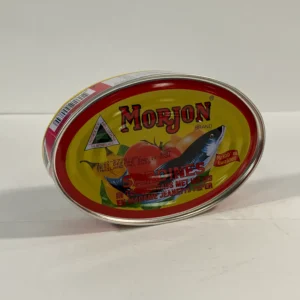 Morjon brand Sardines In Tomatensaus met Madame Jeanette peper en uien(215gram)