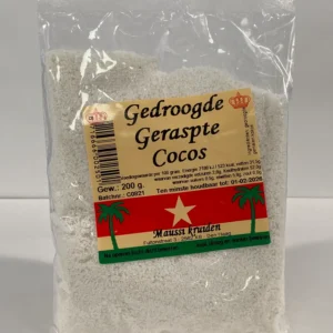 Maussi Kruiden - Gedroogde geraspte cocos (200 gram)