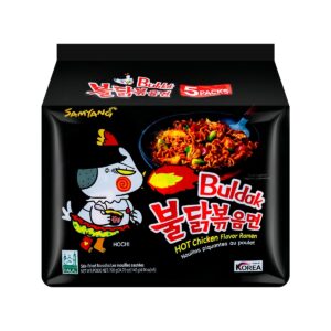 Buldak hot chicken noodles 5-pack