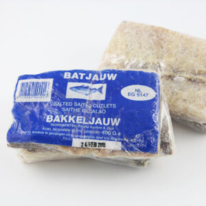 Bakkeljauw met graat 400gram