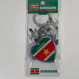 Sleutelhanger Hartje Suriname Met Spiegel